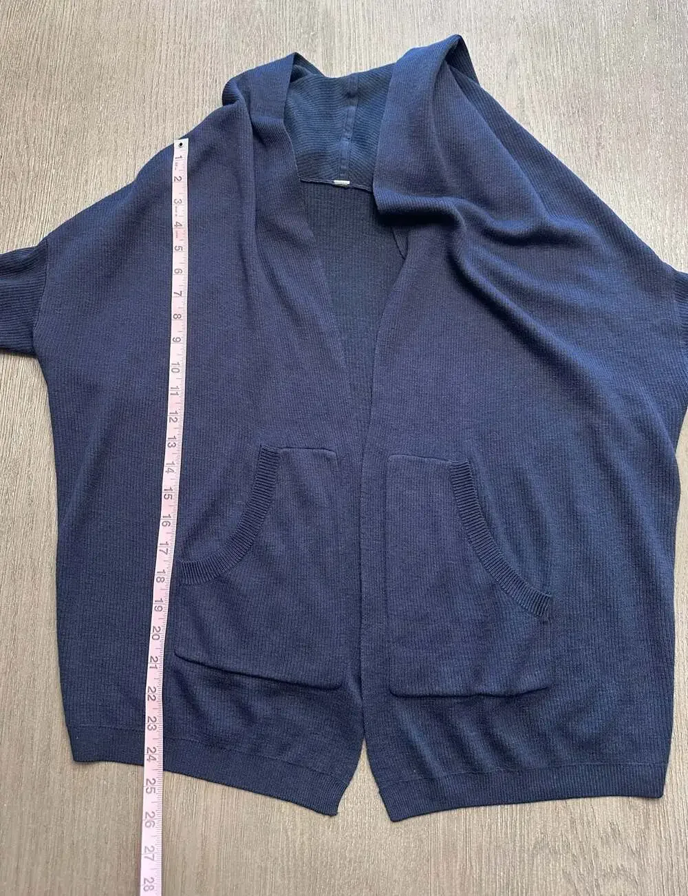 Lululemon Cabin Yogi Reversible Cashmere Blend Open Cardigan Wrap